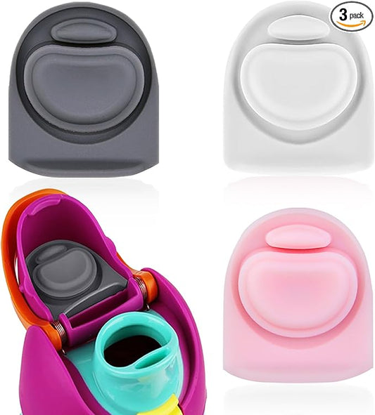 3pcs Replacement Rubber Stopper Seal Compatible with Owala FreeSip 24oz 32oz,Water Bottle Lid Cap Silicone Seal Parts for Owala 16/19/24/32/40oz Spout Gasket Mouthpiece Piece Accessories F8