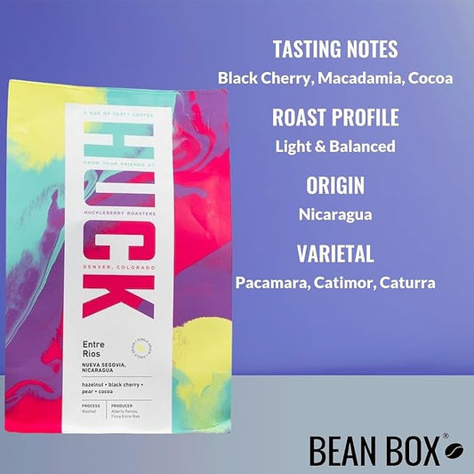 Nicaragua Entre Rios - Roasted by Huckleberry Roasters - Freshly Ground Coffee - 2 Pound Bag