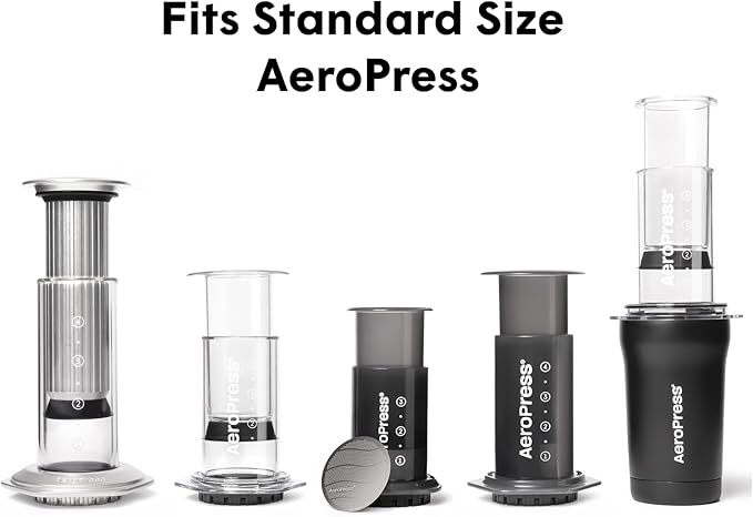 AeroPress Stainless Steel Reusable Filter - Metal Coffee Filter for AeroPress Standard Coffee Makers, 1 Pack, 1 Filter