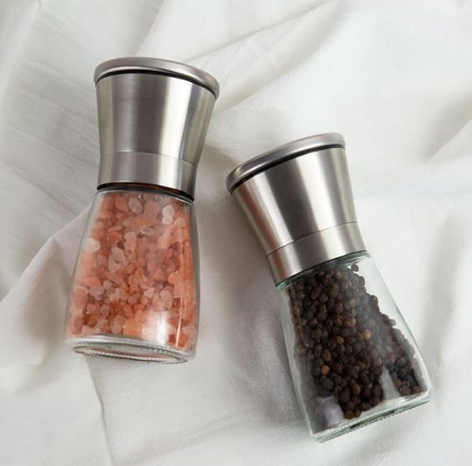 Professional Manual Grinder- Glass Pulverizer with Ceramic Core-Adjustable Roughness and Refillable