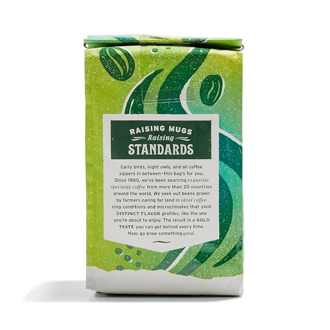 Whole Foods Market, Organic Breakfast Blend Ground Coffee, Light Roast, Milk Chocolate, Caramel & Citrus, 12 Ounce