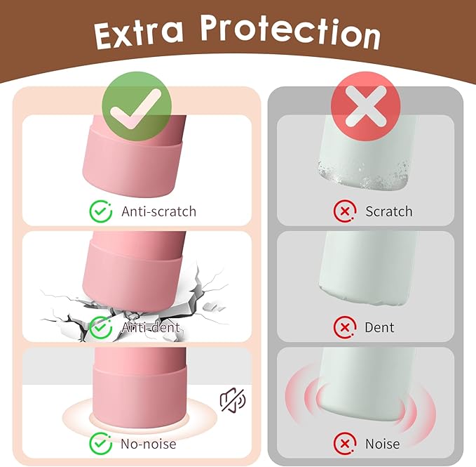 2PCS Silicone Water Bottle Boot, Compatible with Owala 24oz 32oz 40oz, Protective Anti-Scratch & Anti-Dent No Noise Sleeve Cover for FreeSip/Twist/Flip Water Bottles (Sugar High, 32oz)