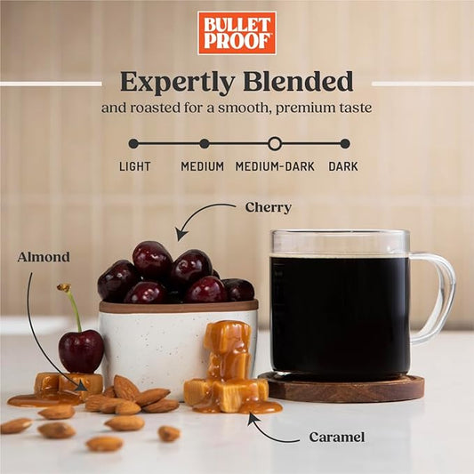 Bulletproof The Mentalist Medium-Dark Roast Whole Bean Coffee, 5 Pounds (bulk), 100% Arabica Beans, Clean Coffee Tested for Toxins, Packaging May Vary