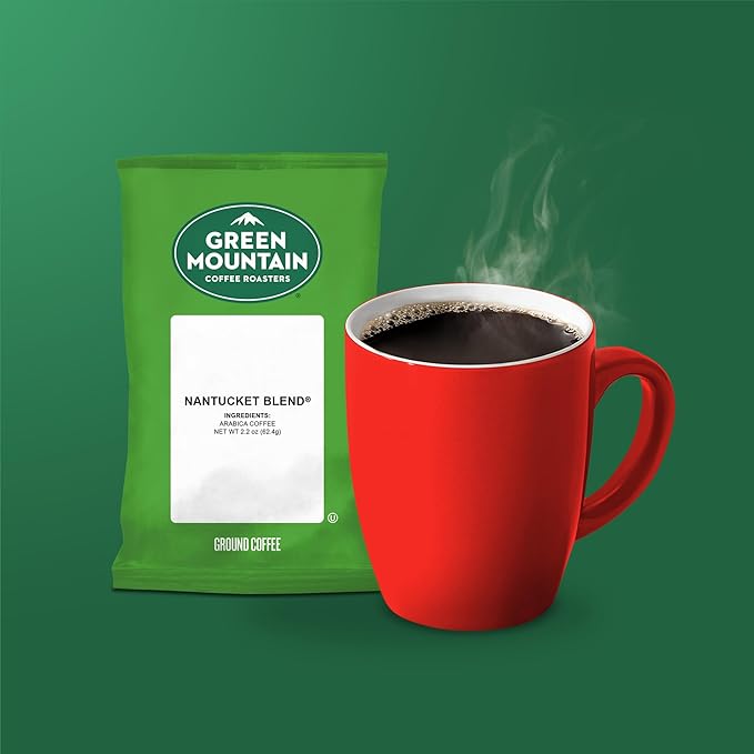 Green Mountain Coffee Roasters Nantucket Blend, Keurig Fractional Packs, 50 Count, 2.2 oz