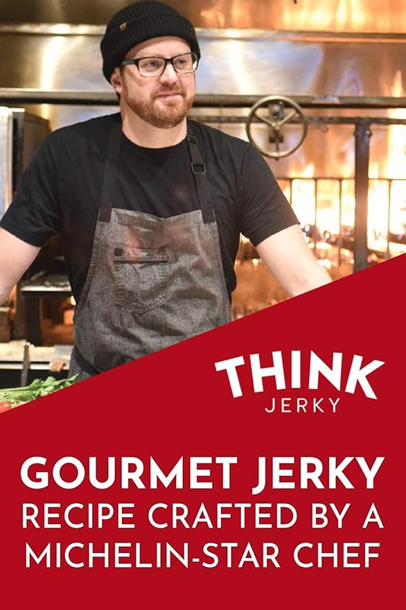 Think Jerky Sweet Chipotle Beef Jerky, Grass-Fed High Protein Beef, Gluten Free, No Antibiotics or Nitrates, Healthy Chef Crafted Recipe, Low Calorie and Low Fat - 1.0 oz Bags, 12 Pack