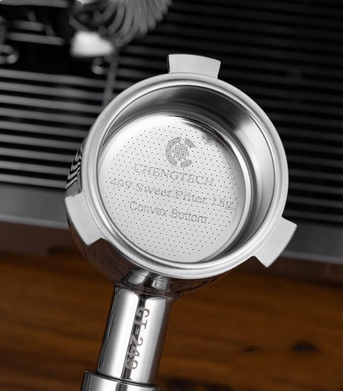 Stainless Steel Coffee Filter,499 Sweet Espresso Filter Basket Convex Bottom 51mm DLG EC885/9155/9255/9355/9555/9665/9865, SMEG & EUPA Coffee Machine