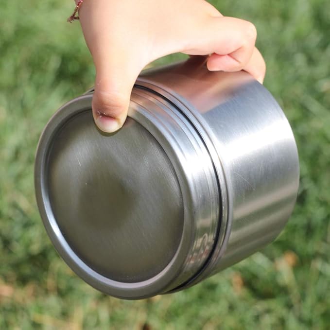 CoaGu 24oz Coffee Container: BPA-Free, Dishwasher Safe, Airtight 18/8 Stainless Steel Lunch Storage Solution