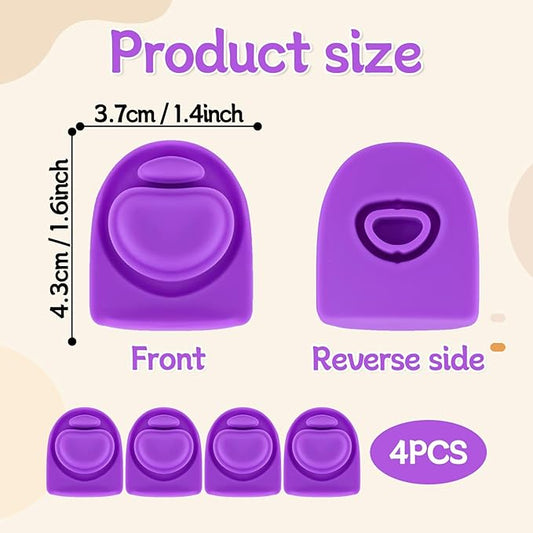 4pcs Replacement Stopper Seal Compatible with Owala FreeSip 24oz 32oz,Water Bottle Lid Insert Cap Silicone Seal Parts for Owala 16/19/24/32/40oz Spout Gasket Mouth piece Accessories F4