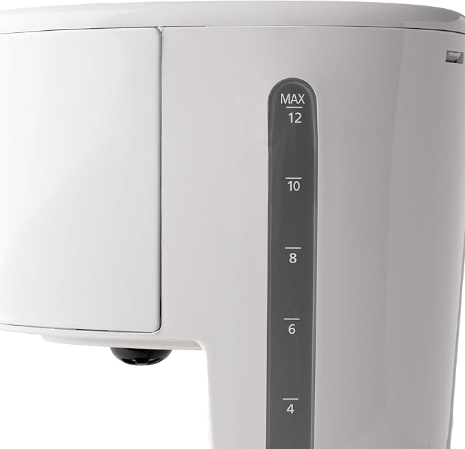 HADEN Coffee Machine, 12 Cup Programmable Drip Coffee Maker, Ivory & Chrome