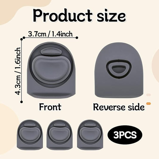 3pcs Replacement Rubber Stopper Seal Compatible with Owala FreeSip 24oz 32oz,Water Bottle Lid Cap Silicone Seal Parts for Owala 16/19/24/32/40oz Spout Gasket Mouthpiece Piece Accessories F1