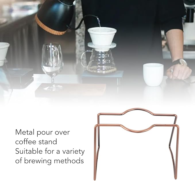 Coffee Dripper Stand, Pour Over Coffee Dripper Stand, Iron Filter Holder Rack Drip Coffee Brewing Stand for Home Cafe Office