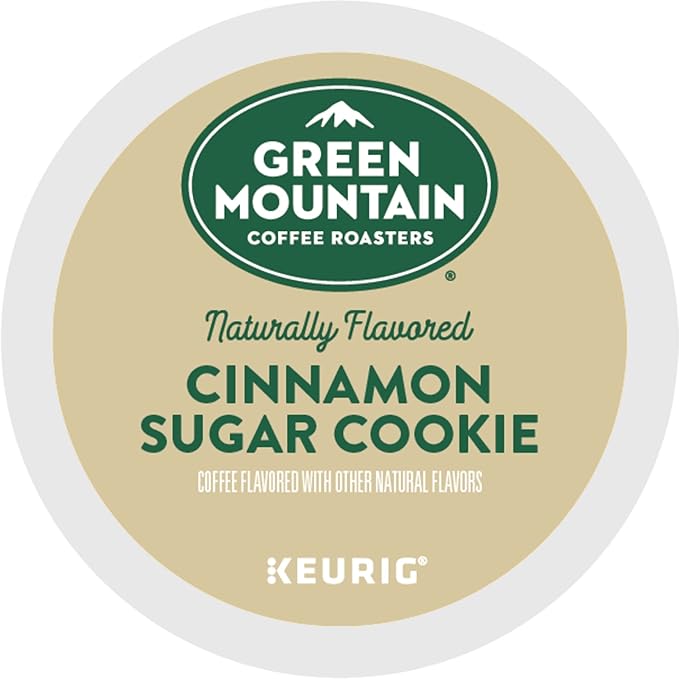 Green Mountain Coffee Roasters Cinnamon Sugar Cookie Coffee, Keurig Single Serve K-Cup Pods, 60 Count