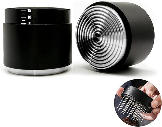 51MM Espresso Accessories - WDT Tool, Coffee Distributor & Tamper set with 3-in-1 Design, 304 Stainless Steel Premium Coffee Accessories for Home Baristas & Beginners