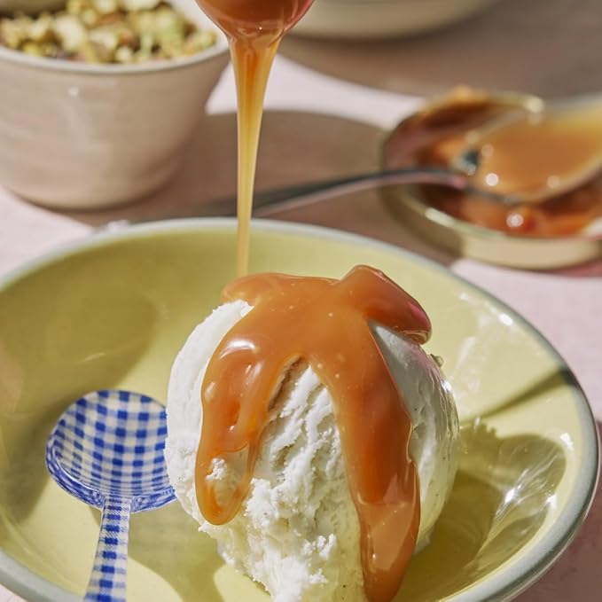 Coop's Salted Caramel Sauce: Rich and Buttery, Gourmet, All Natural, Handcrafted, Gluten Free, Non-GMO, Award Winning, Ice Cream Toppings, Desserts, 10 Ounce