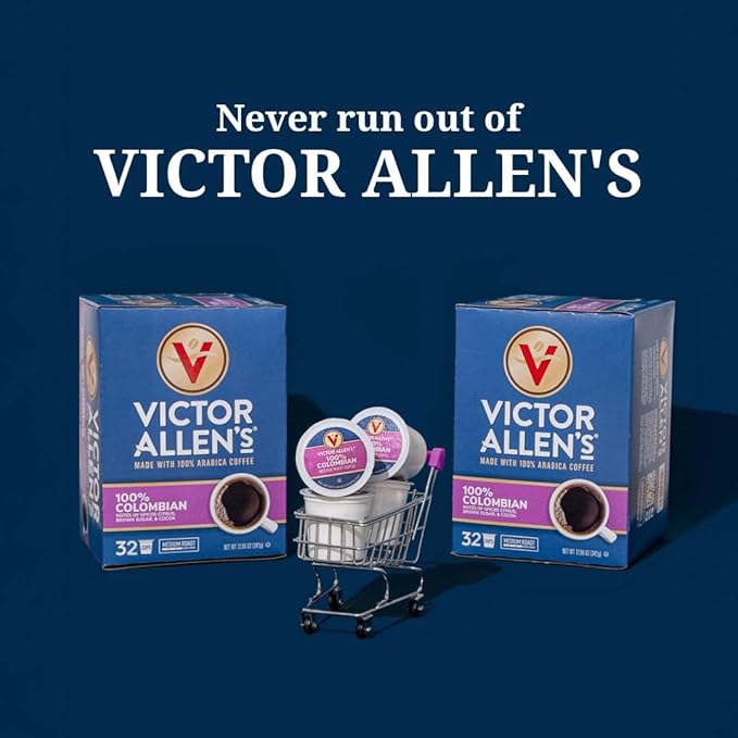 Victor Allen's Coffee White Chocolate Caramel Cappuccino, 12 Count, Single Serve Coffee Pods for Keurig K-Cup Brewers