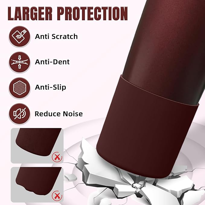 Silicone Higher Boot Compatible with Owala 30oz & 40oz FreeSip Sway Bottles & Tumblers, Large Protection Anti-slip Bottom Cover Sleeve for Freesip Sway Tumbler and Bottle