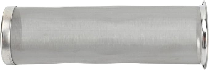 Coffee Filter, Stainless Steel Reusable Cold Brew Coffee Filter, Wide Mouth Mesh Cylindrical Coffee Filter With White Gasket(8x21cm/3.1x8.2in)