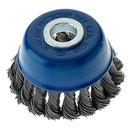 Mercer Industries 189070B - 2-3/4" x 5/8" Knot Cup Brush, .020 Carbon Steel Wire