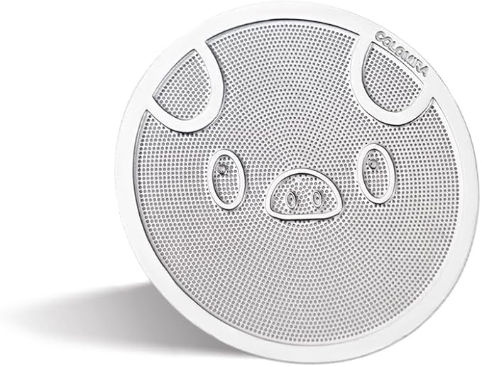 53mm Espresso Puck Screen, 0.4mm Ultra Thin Espresso Puck, Metal Reusable Coffee Filter for 54mm Espresso Portafilter Basket - 316 Stainless Steel(Piggy)