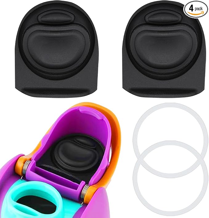 2 Sets Replacement Rubber Stopper and O Ring Gasket Compatible with Owala FreeSip 24oz 32oz,Water Bottle Lid Insert Cap Seal Parts for Owala 16/19/24/32/40oz Mouthpiece Accessories B2S7