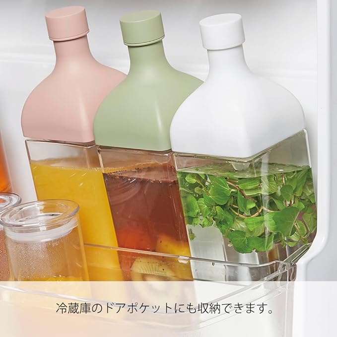 Hario "Ka-Ku" Cold Brew Tea Bottle, 1200ml, Smoky Green