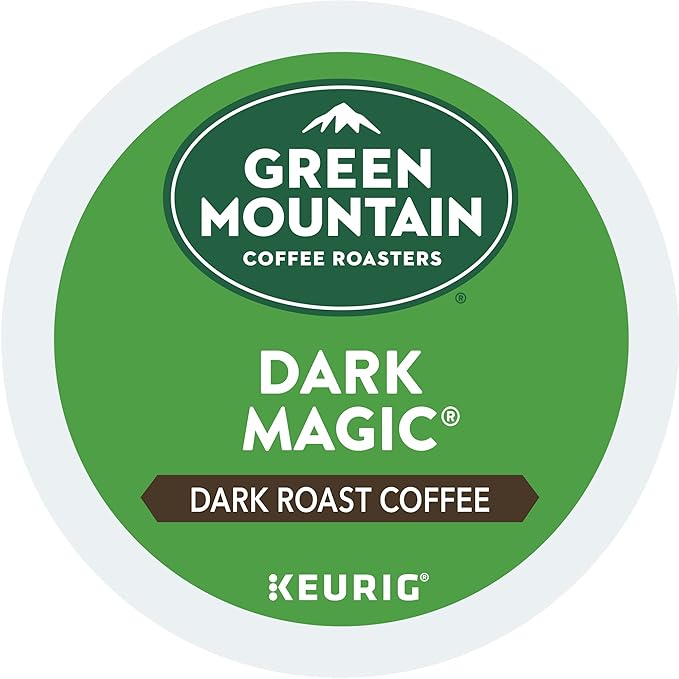 Green Mountain Coffee Roasters Dark Magic, Single-Serve Keurig K-Cup Pods, Dark Roast Coffee, 24 Count