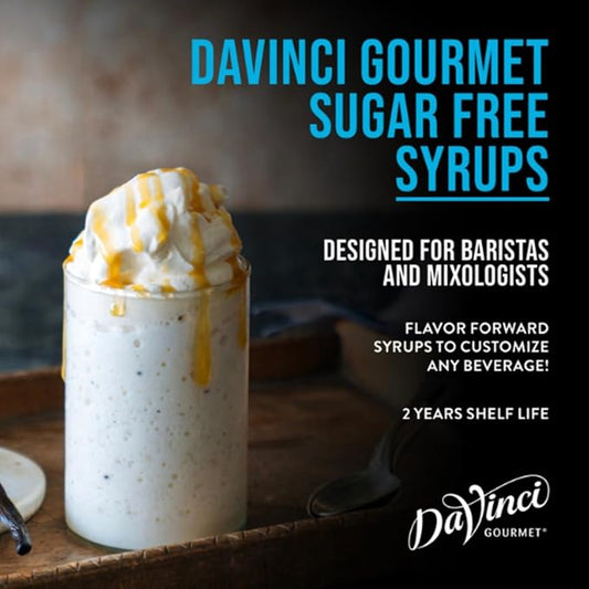 DaVinci Gourmet Sugar Free Syrup, Holiday Variety Pack - Peppermint, Pumpkin Pie, Egg Nog, Gingerbread, 25.4 Fl Oz (Pack of 4)