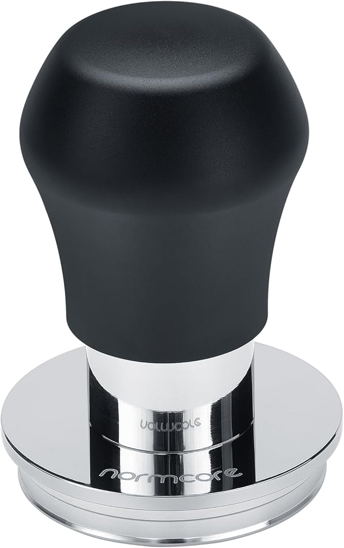 Normcore 49mm Coffee Tamper V4.1 Mini, Spring-Loaded with Click Feedback, Compatible with Rok Espresso Makers, Olympia Cremina, La Pavoni lever machines