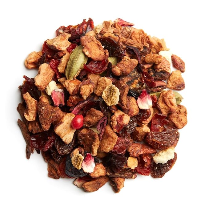 Palais des Thés - Caffeine-Free Tea - Holiday Collection | Organic N°25 Garden Herbal Blend with Fruits & Spices | Premium Tea Bags, Serves 20 Cups