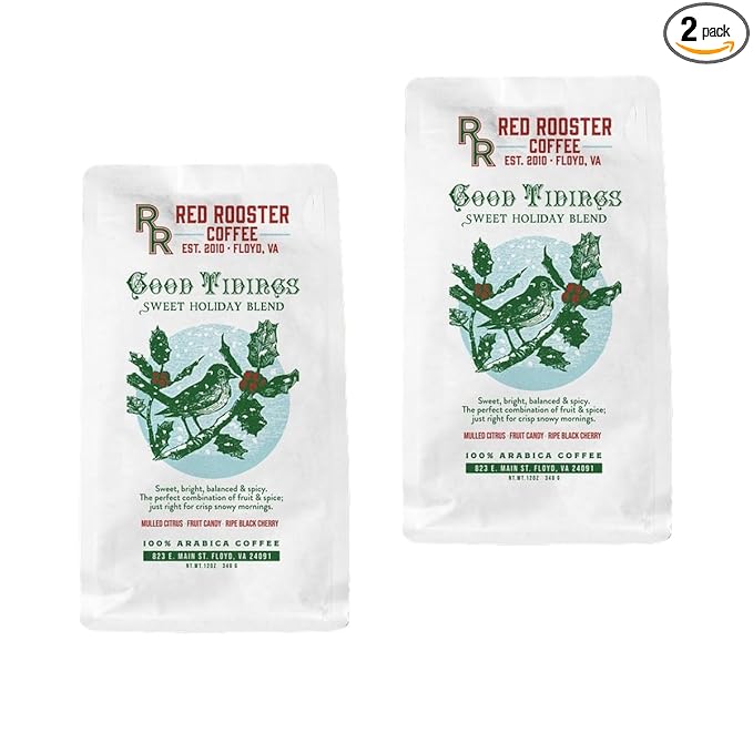 Bean Box Holiday Coffee Sampler - Good Tidings - Holiday Sweet, 2-Pack, Freshly Ground Coffee, Gourmet Coffee