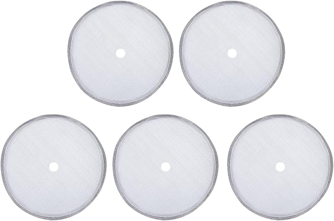 5 Pack French Press Replacement Filters, French Press Screen Replacement 3 Inch Stainless Steel Coffee Filter for 600ml French Press Coffee Pot