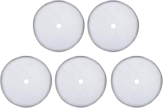5 Pack French Press Replacement Filters, French Press Screen Replacement 3 Inch Stainless Steel Coffee Filter for 600ml French Press Coffee Pot