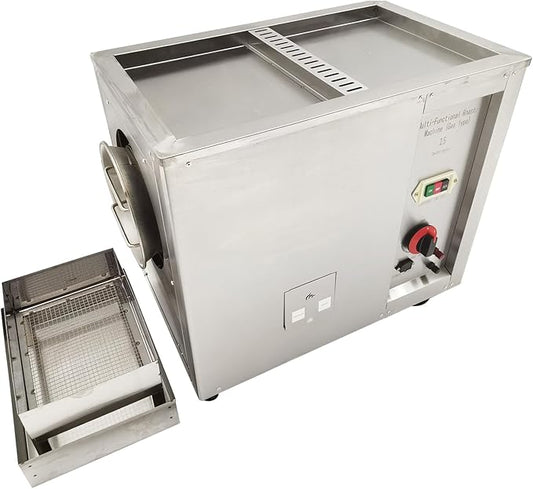 Full-Automatic Gas Type Coffee Bean Roaster 16.5LBS Electric Stainless Steel Coffee Roaster Nuts Bean Roasting Machine 110V 80W