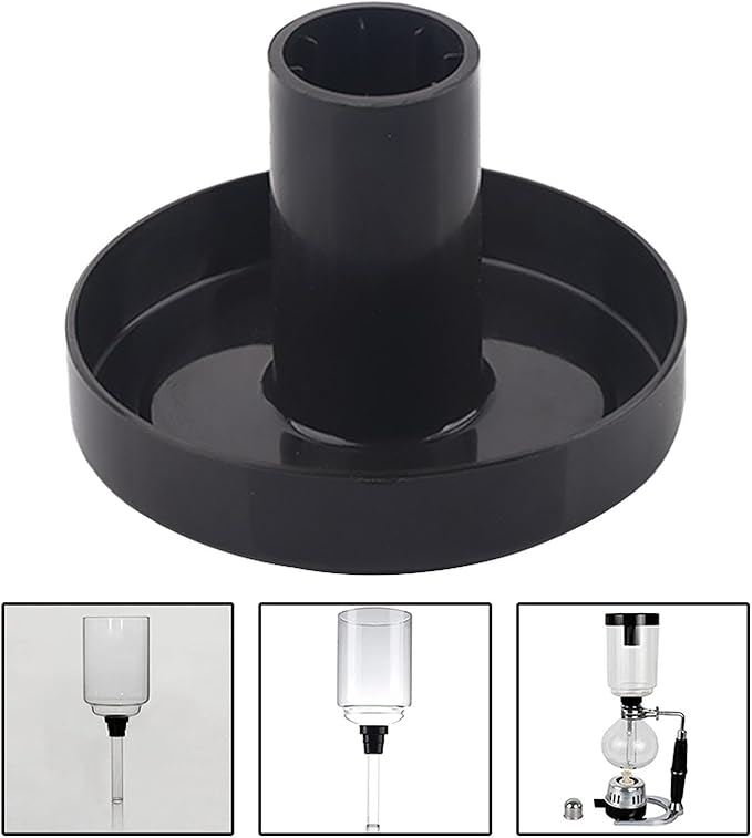 DimyFew Upper Bowl Lid Siphon Pot Accessory Spare Parts Upper Chamber Cover Siphon Coffee Maker Part for Top, Easy to Clean, 10cm