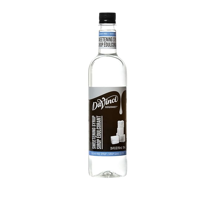 DaVinci Gourmet Sugar-Free Sweetener Syrup, 25.4 Fluid Ounces (Pack of 4)