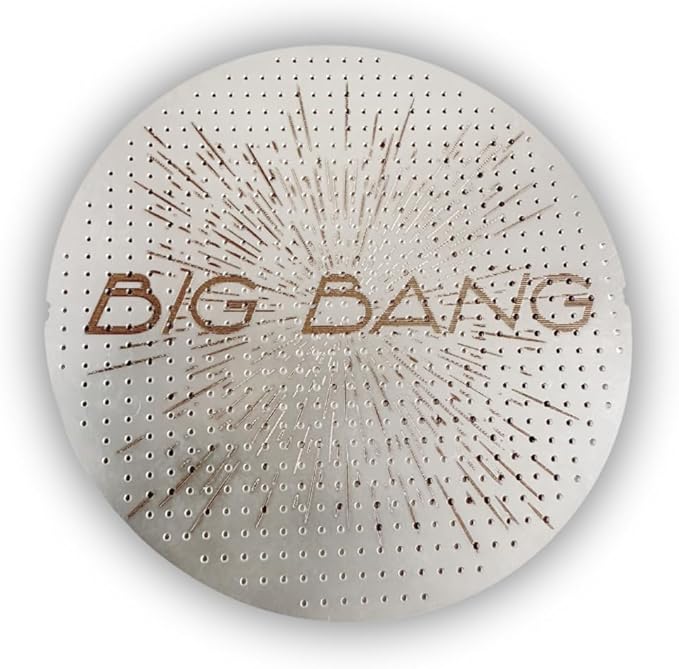 IMS Big Bang Ultra Thin 0.5 mm Puck Screen with Magnet Pin, 53.3mm. Compatible with 54mm Breville Sage Solis Espresso Machines