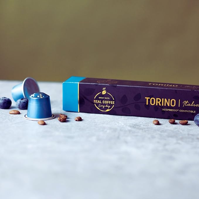 Discover 3 Unique Decaf Coffees | 100 Capsules Compatible with Nespresso | Firenze: Bold with a Rich Crema | Arezzo: Authentic Medium Roast | Torino: Smooth and Balanced.