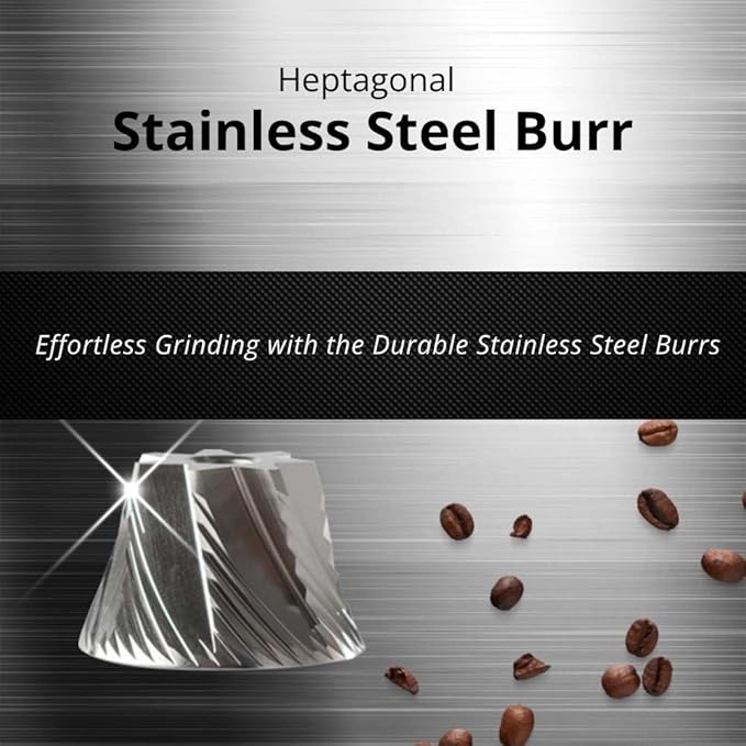 1Zpresso Q Manual Coffee Grinder with Stainless Steel Conical Burr, Foldable Handle for Drip, French Press, Cold Brew, Travel