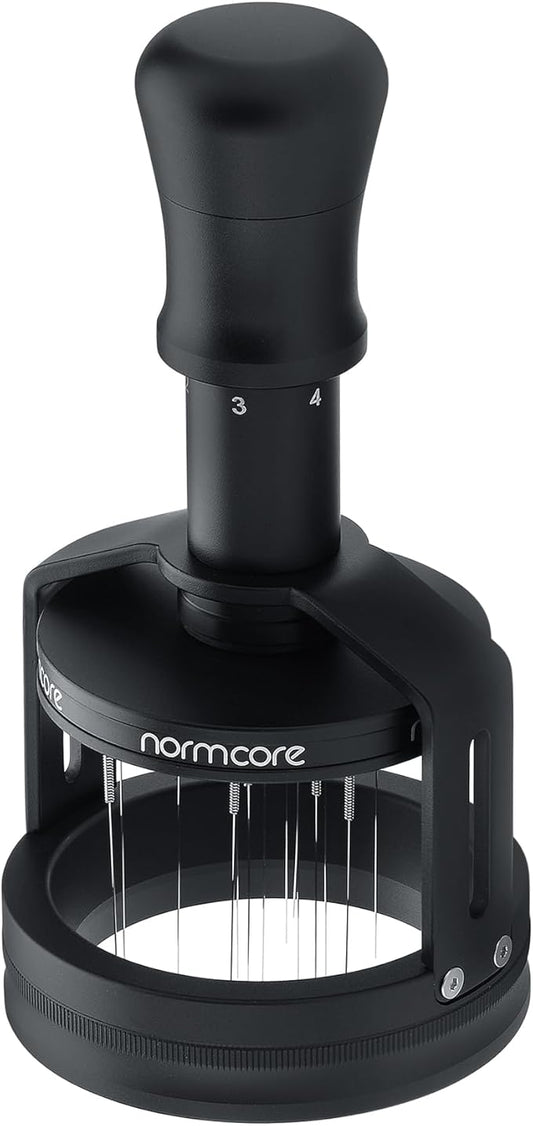 Normcore 58mm Concentric Needle Distributor Tool V3, Espresso WDT Tool with Magnetic Base, Adjustable Depth Coffee Stirrer, Distribution Tool for Baristas