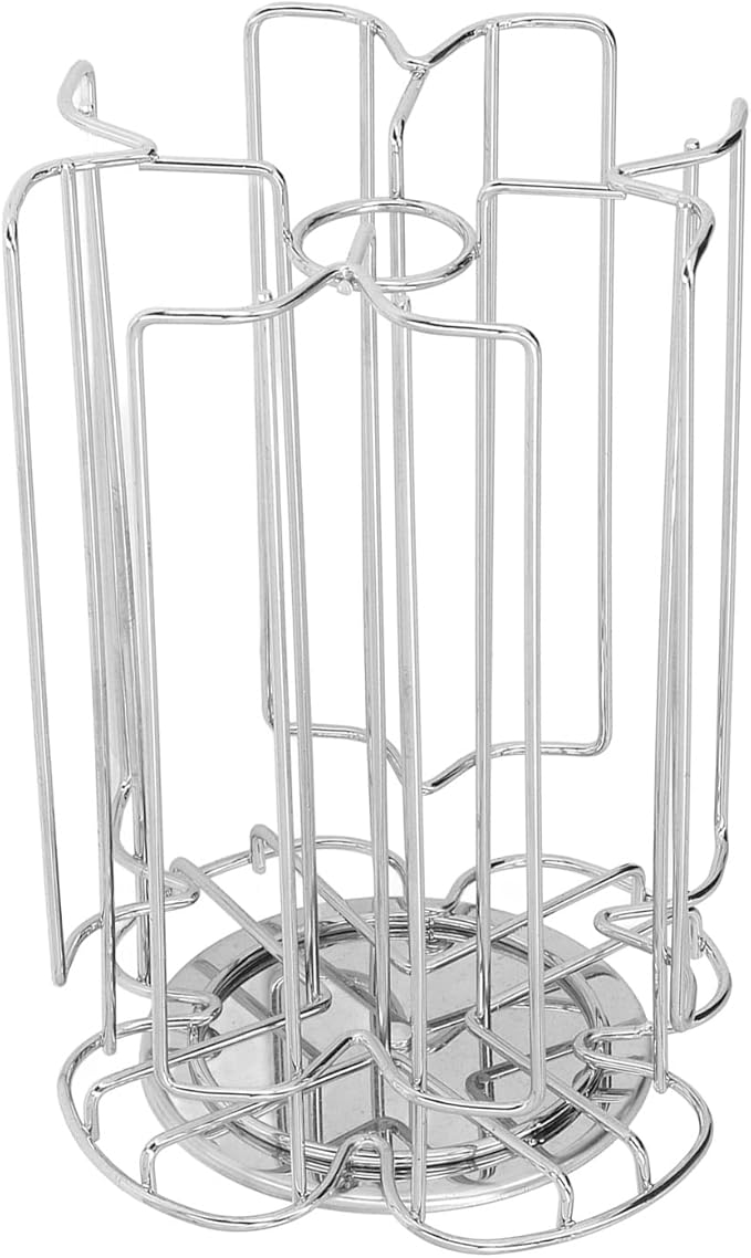 Metal Coffee Pod Holder Stylish Durable Coffee Capsule Storage Rack Organizer Stand for Home Office Kitchen Countertop Espresso Machine Accessories Black Iron