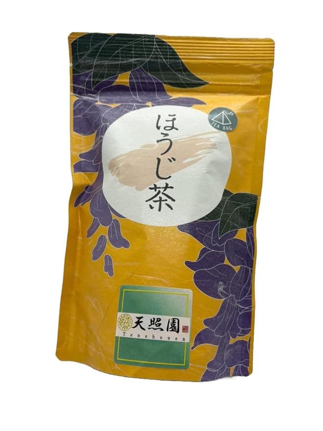 Premium Hojicha [Roasted Green Tea], 2.65 oz.(75g), Japanese Leaf Tea Bags, refreshing taste and roasted aroma.(15p Teabags)