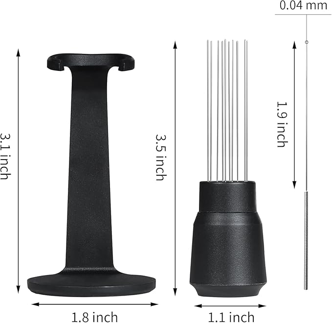 Upgrade Aluminum WDT Tool with Magnetic, Espresso Distribution Tool Espresso Accessories