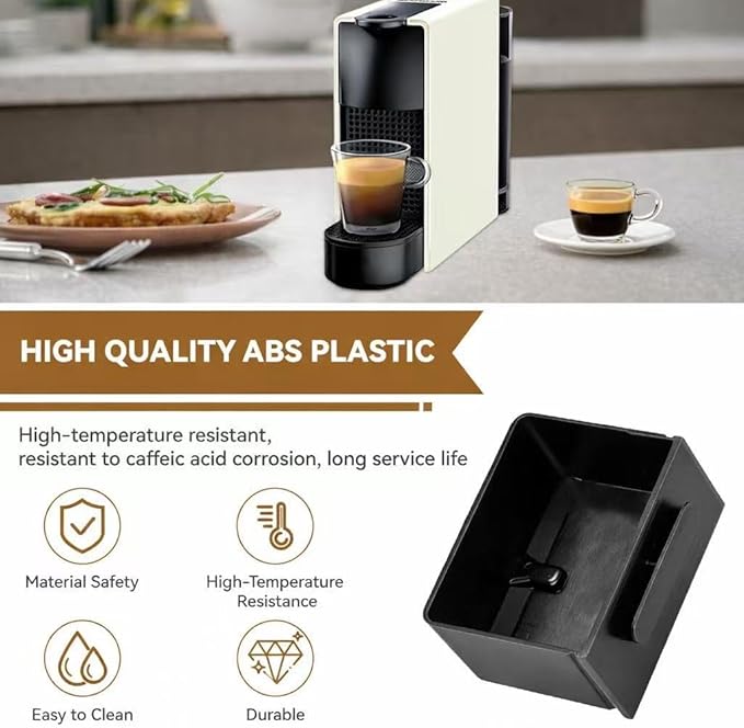 MS-624312 Drip Tray Replacement for Expresso Nespresso Essenza Mini XN110 Coffee Machine, Coffee Drip Tray Compatible with Krups Essence Mini Nespresso XN1101 XN1108 XN110B, Easy to Install and Clean
