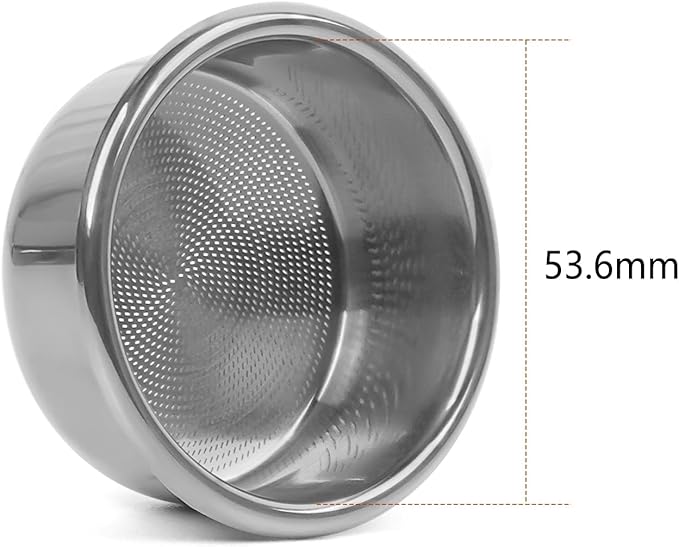 IKAPE 54mm Espresso Filter Basket, 16-18g High Precision Extraction Portafilter Basket, Compatible with 54mm Breville/Sage Espresso Machine(Matrices)