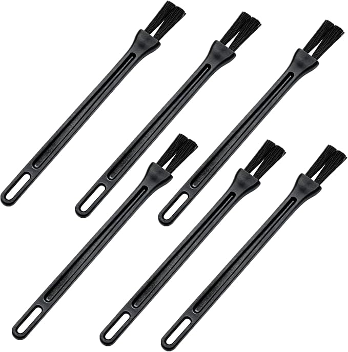 6 Pack Coffee Grinder Brush – Coffee Cleaning Brush for Coffee Machine & Toaster, Small Cleaning Tool for Home Kitchen Daily Use, Ideal for Removing Coffee Grounds & Crumbs