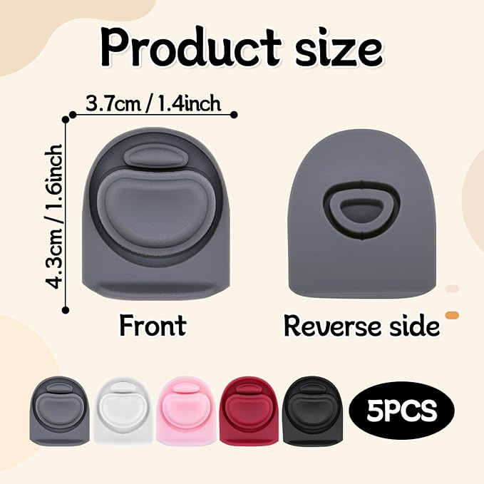 5pcs Replacement Stopper Seal Compatible with Owala FreeSip 24oz 32oz,Water Bottle Lid Insert Cap Rubber Seal Parts for Owala 16/19/24/32/40oz Spout Gasket Mouth piece Accessories F8