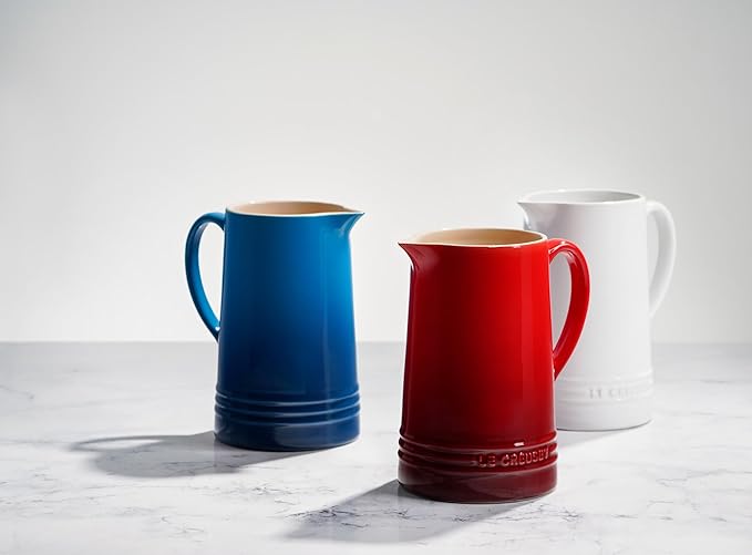 Le Creuset Stoneware Small Pitcher, 10 oz., White
