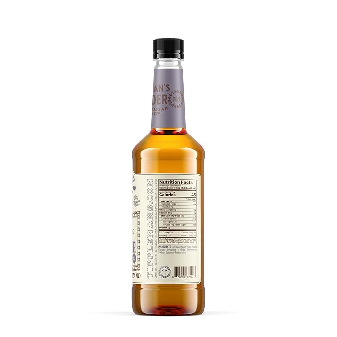 Tippleman's Lavender Coffee Syrup - Rich Flavor for Hot or Iced Drinks, Latte, Tea, Espresso, Cappuccino, Cocktails, & Baking - 25.4 Fl Oz