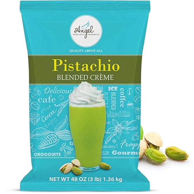 Pistachio Blended Crème Mix by Angel Specialty Products [3 LB]