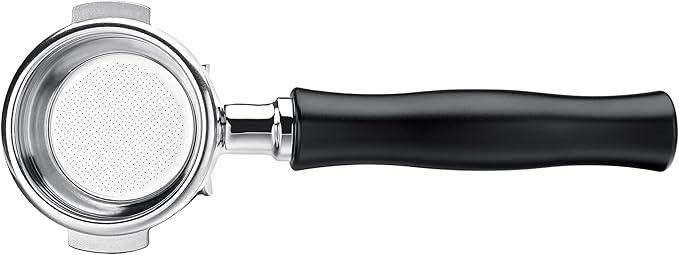 Normcore 58mm Double Spout Portafilter with Basket - Fits E61, Flair 58, ECM, Rocket, Sanremo, Synesso, Slayer, VBM - Anodized Aluminum Handle and 22g Basket